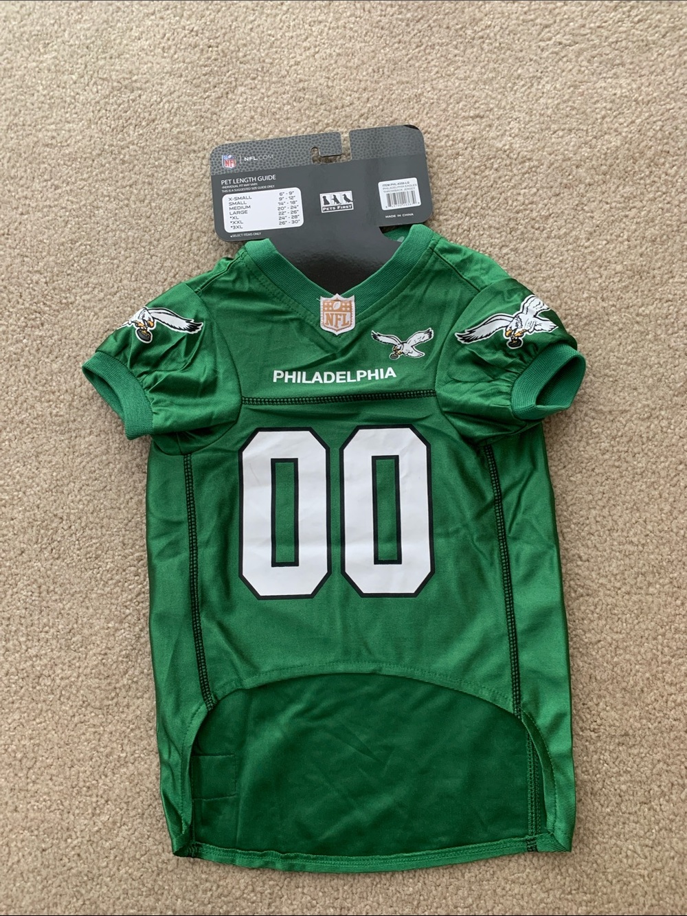 NFL Philadelphia Eagles Pet Jersey